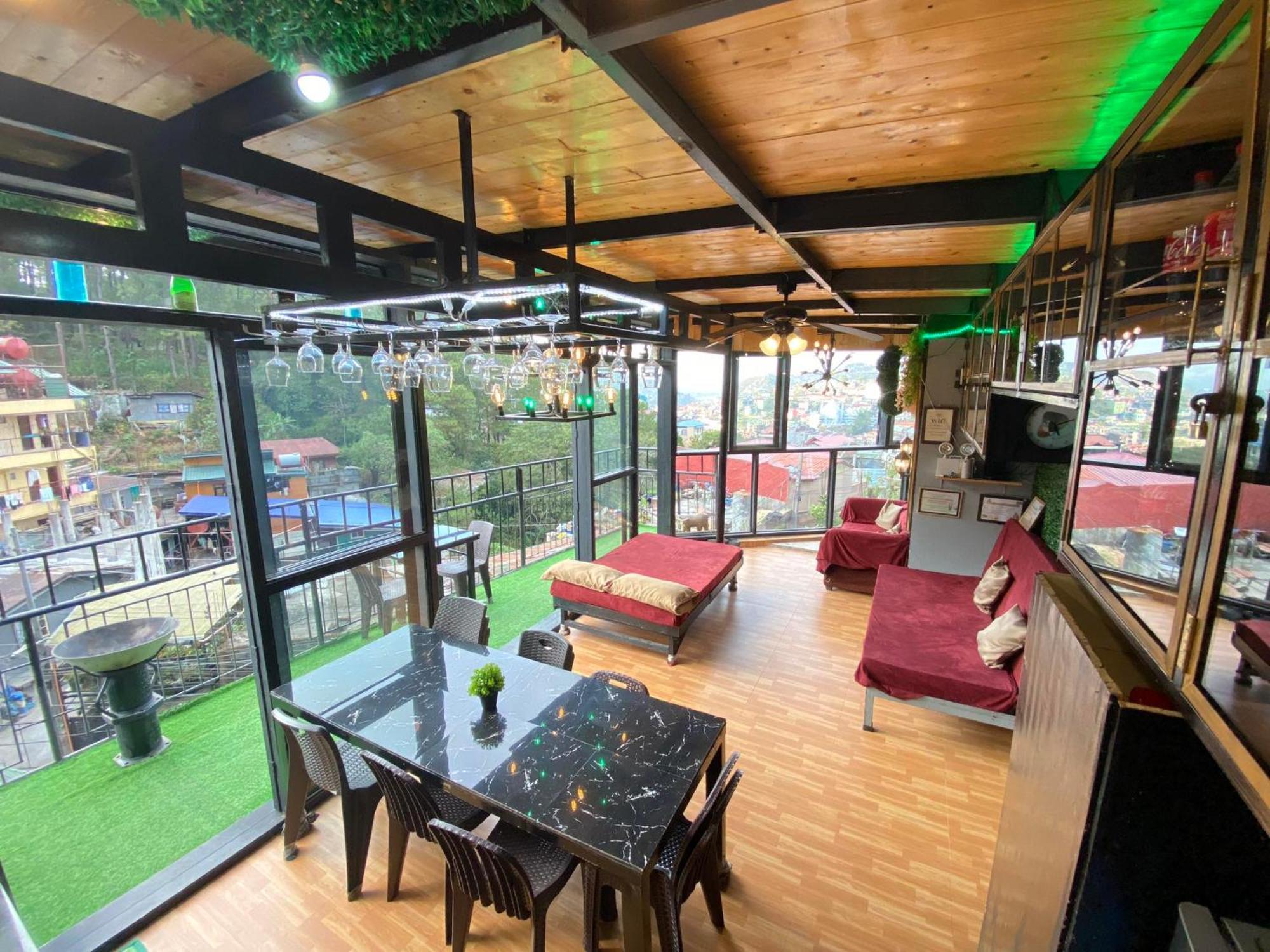באגויו Holyghost Veranda Baguio Transient Guest House 42 Step Rooftop מראה חיצוני תמונה